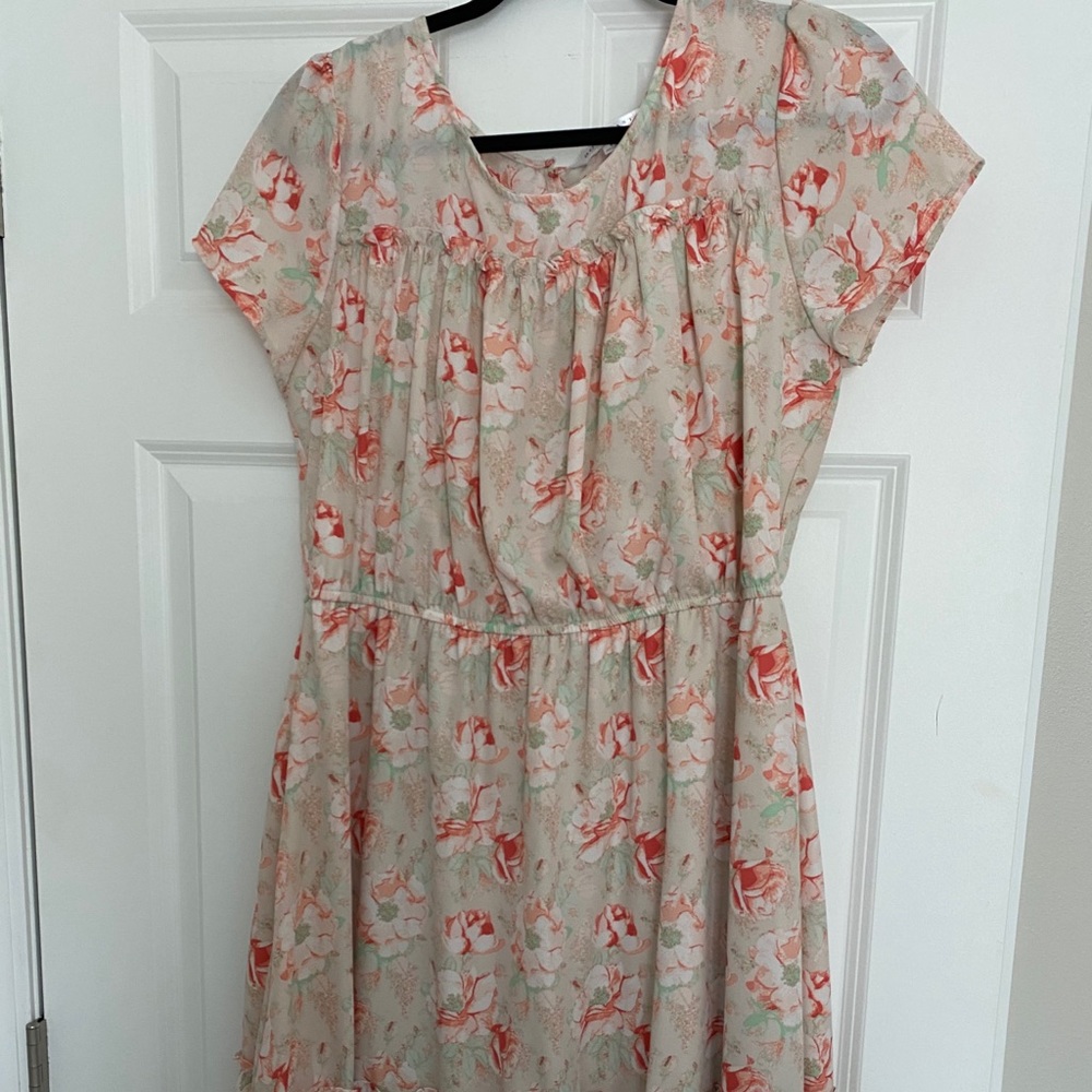 Down East knee length floral dress